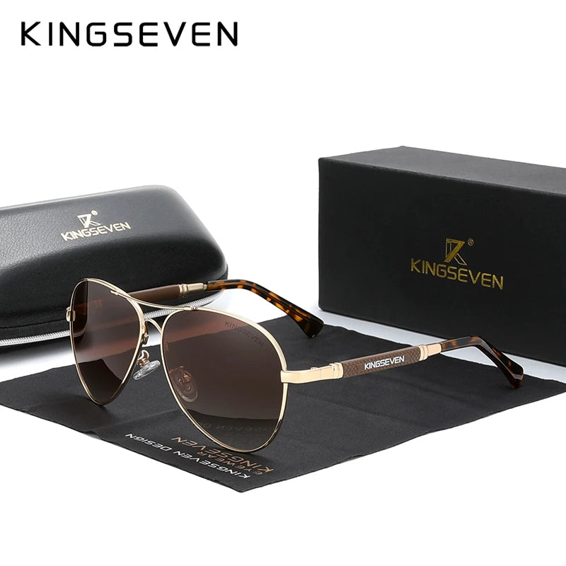 Gafas de Sol Aviador Titanio Fotocromáticas Polarizadas – Premium, Unisex