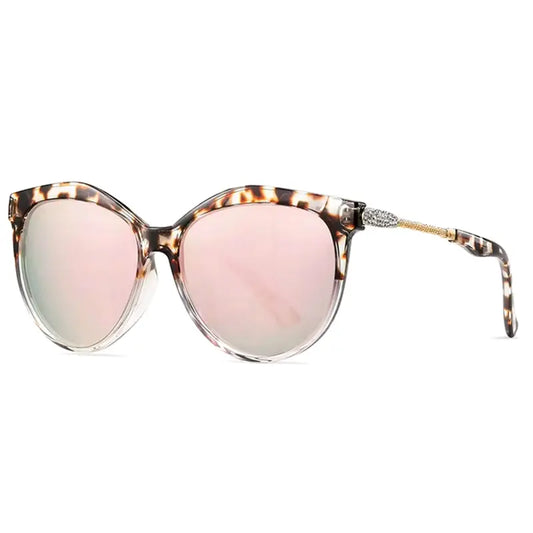 Gafas de Sol Ojo de Gato Oversized Polarizadas – Patillas con Cristales, Caja Regalo, Mujer