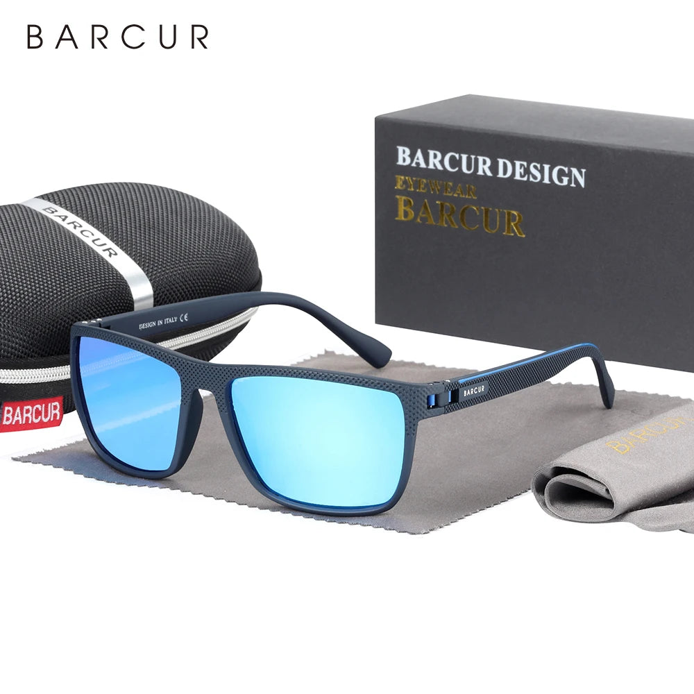 Gafas de Sol Cuadradas Polarizadas Degradé – Plástico Titanio, Unisex