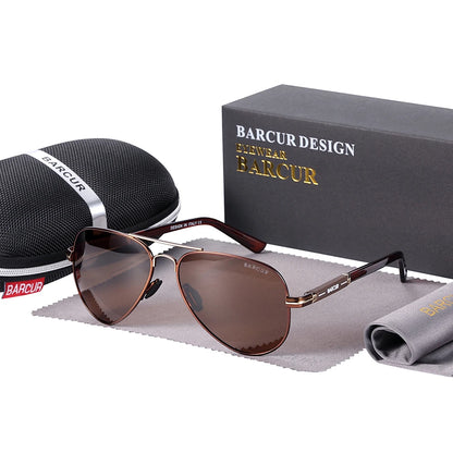 Gafas de Sol Aviador Polarizadas – Acero, 8 Colores, Unisex