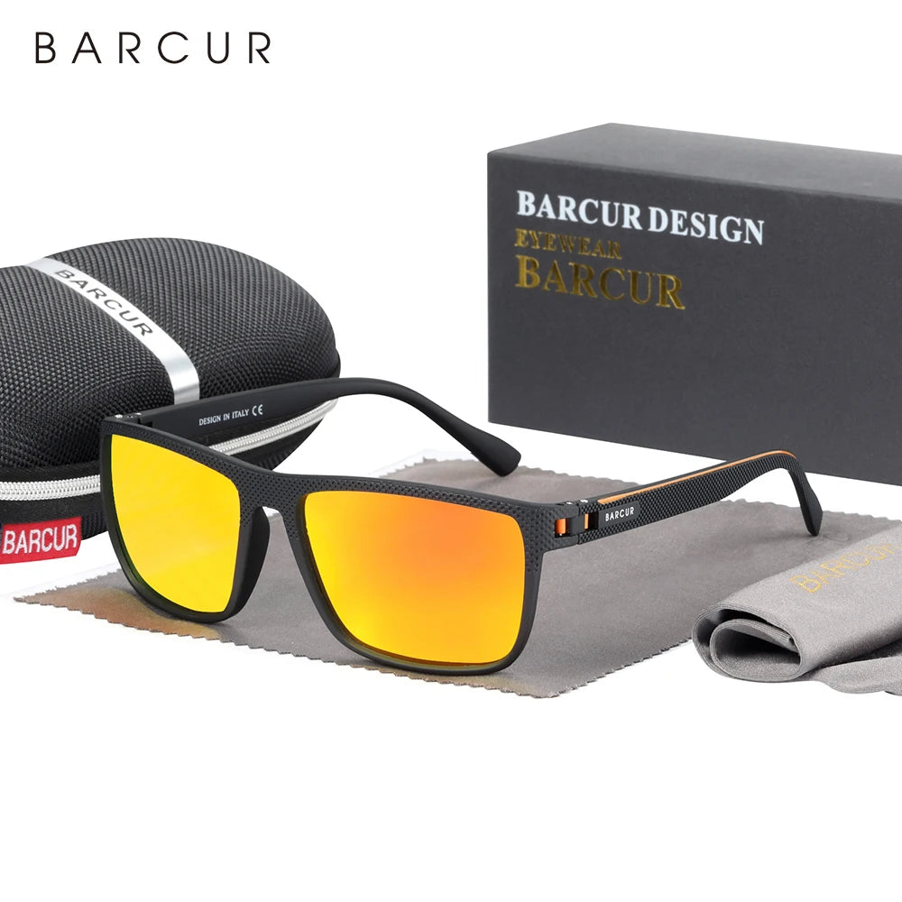 Gafas de Sol Cuadradas Polarizadas Degradé – Plástico Titanio, Unisex