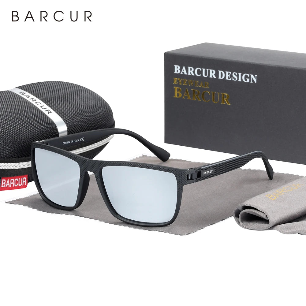 Gafas de Sol Cuadradas Polarizadas Degradé – Plástico Titanio, Unisex