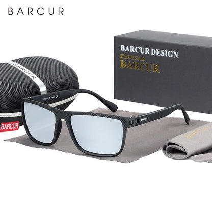 Gafas de Sol Cuadradas Polarizadas Degradé – Plástico Titanio, Unisex