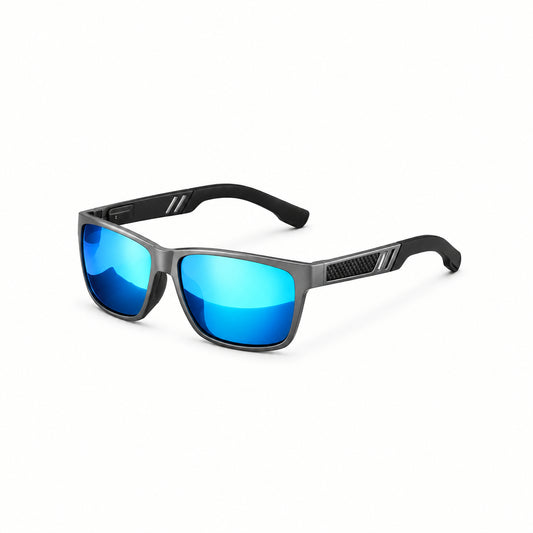 Gafas de Sol Rectangulares Polarizadas – Aluminio, Hombre