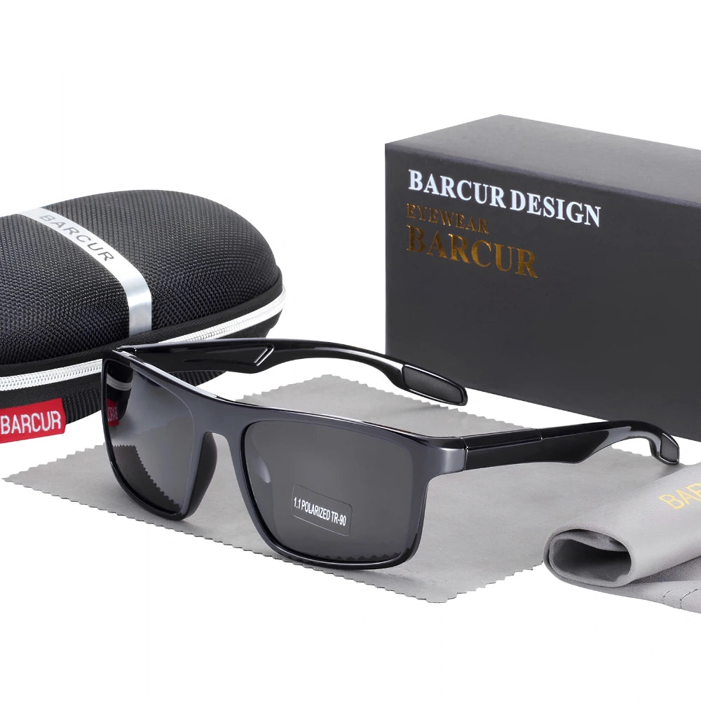 Gafas de Sol Cuadradas Polarizadas TR90 – Ultraligeras, Unisex