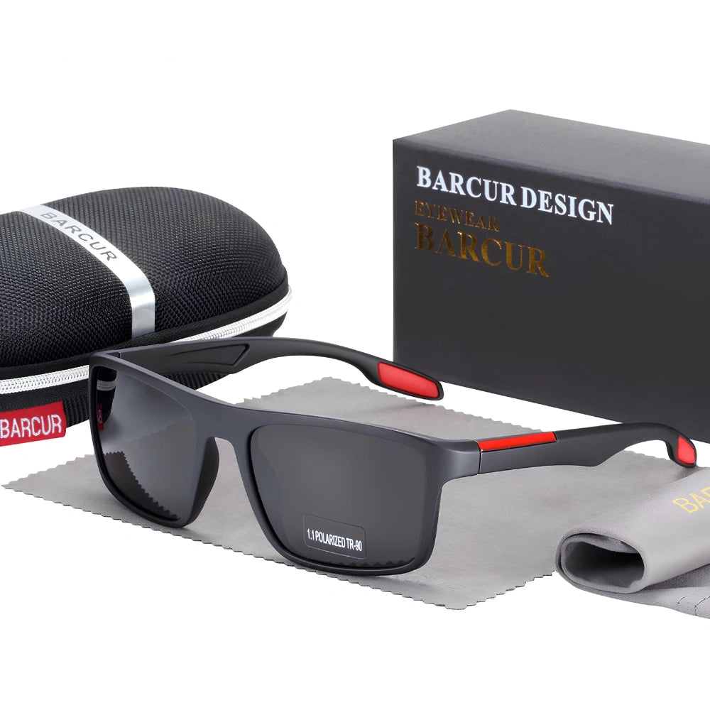 Gafas de Sol Cuadradas Polarizadas TR90 – Ultraligeras, Unisex