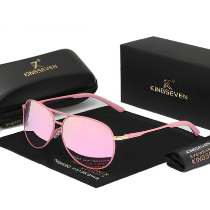 Gafas de Sol Aviador Compactas Polarizadas Degradé – Aleación, Unisex