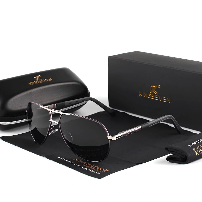 [COMPRA 2, LLÉVATE 3] Gafas de Sol Aviador Polarizadas HD – Aluminio y Silicona, Unisex