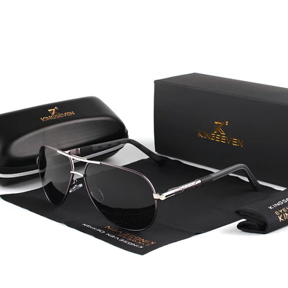 [COMPRA 2, LLÉVATE 3] Gafas de Sol Aviador Polarizadas HD – Aluminio y Silicona, Unisex