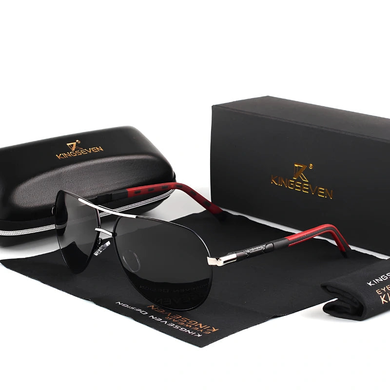 [COMPRA 2, LLÉVATE 3] Gafas de Sol Aviador Polarizadas HD – Aluminio y Silicona, Unisex