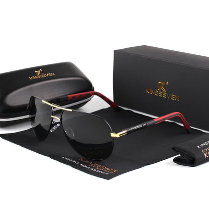 [COMPRA 2, LLÉVATE 3] Gafas de Sol Aviador Polarizadas HD – Aluminio y Silicona, Unisex