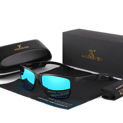 [COMPRA 2, LLÉVATE 3] Gafas de Sol Rectangulares Polarizadas – Aluminio, Hombre
