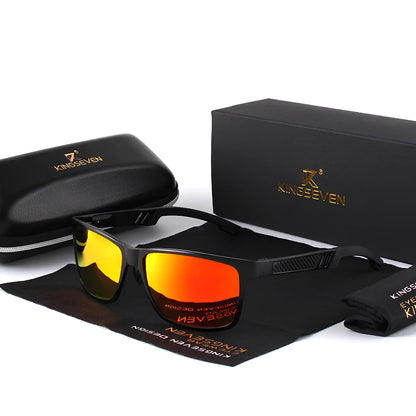 [COMPRA 2, LLÉVATE 3] Gafas de Sol Rectangulares Polarizadas – Aluminio, Hombre