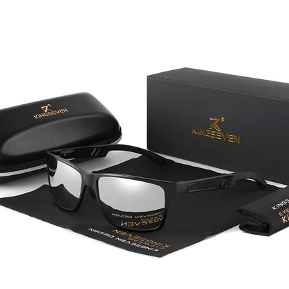 [COMPRA 2, LLÉVATE 3] Gafas de Sol Rectangulares Polarizadas – Aluminio, Hombre