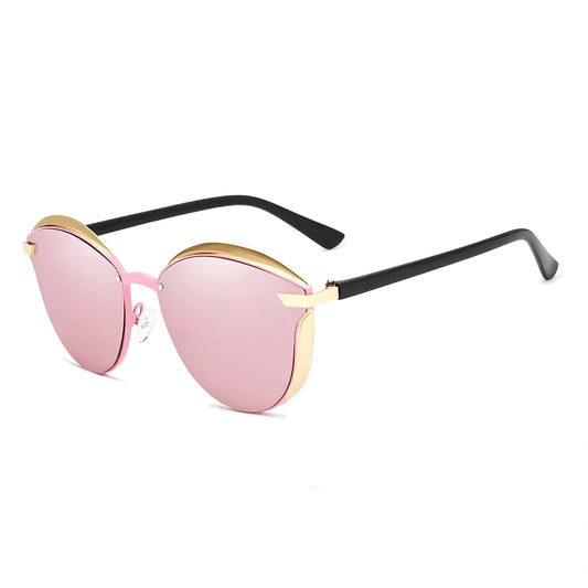 [COMPRA 2, LLÉVATE 3] Gafas de Sol Redondas Polarizadas ojo de gato – Mujer, Protección UV400