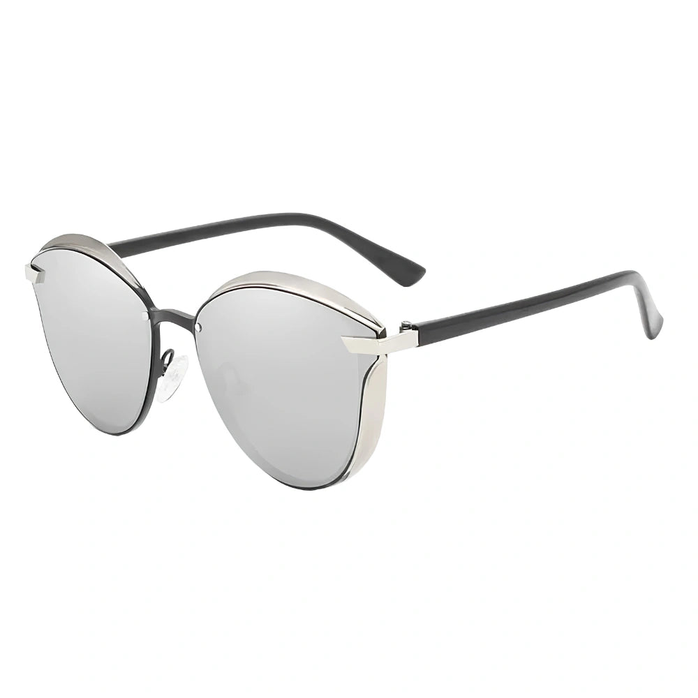[COMPRA 2, LLÉVATE 3] Gafas de Sol Redondas Polarizadas ojo de gato – Mujer, Protección UV400