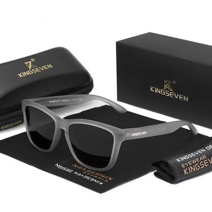 [COMPRA 2, LLÉVATE 3] Gafas de Sol Cuadradas Polarizadas – Estilo Clásico Mate, Unisex