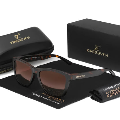 [COMPRA 2, LLÉVATE 3] Gafas de Sol Cuadradas Polarizadas – Estilo Clásico Mate, Unisex