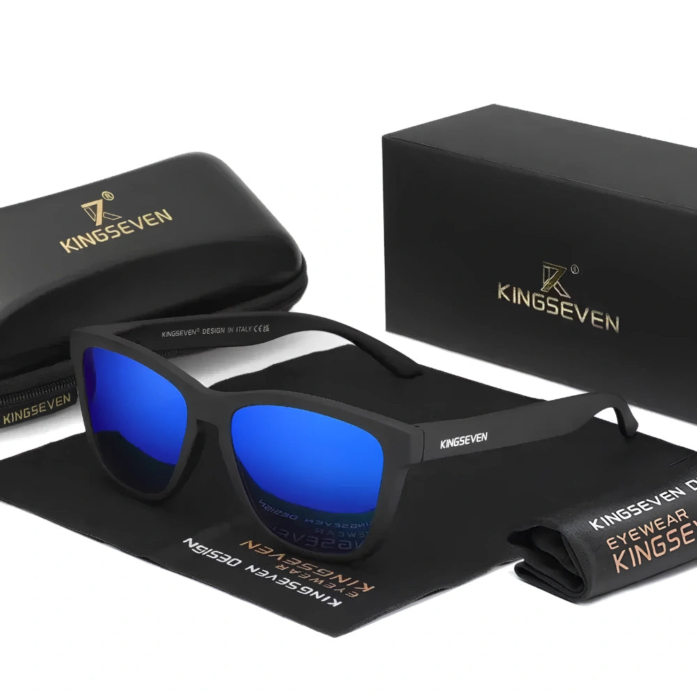 [COMPRA 2, LLÉVATE 3] Gafas de Sol Cuadradas Polarizadas – Estilo Clásico Mate, Unisex