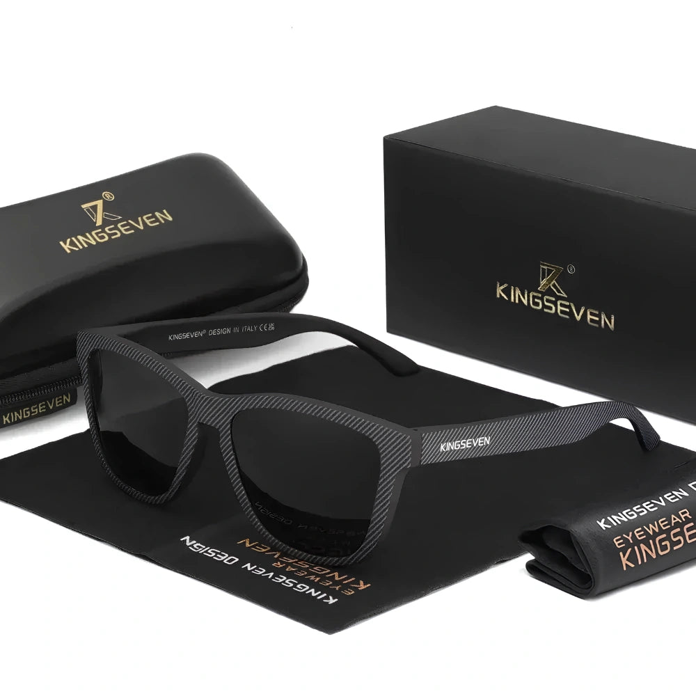 [COMPRA 2, LLÉVATE 3] Gafas de Sol Cuadradas Polarizadas – Estilo Clásico Mate, Unisex