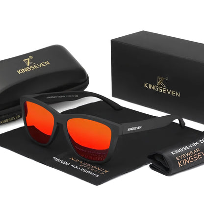 [COMPRA 2, LLÉVATE 3] Gafas de Sol Cuadradas Polarizadas – Estilo Clásico Mate, Unisex