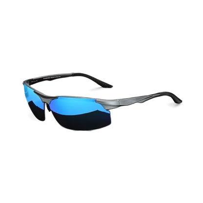Gafas de Sol Deportivas Sin Montura Polarizadas – Aluminio, 5 Colores, Unisex