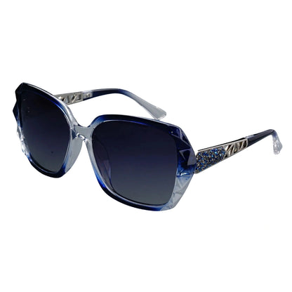 Gafas de Sol Butterfly Oversized Polarizadas – Patillas Doradas, Mujer