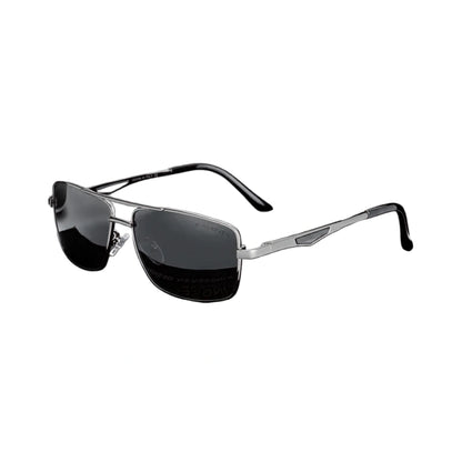 Gafas de Sol Cuadradas Polarizadas HD – Aluminio Clásico, Hombre