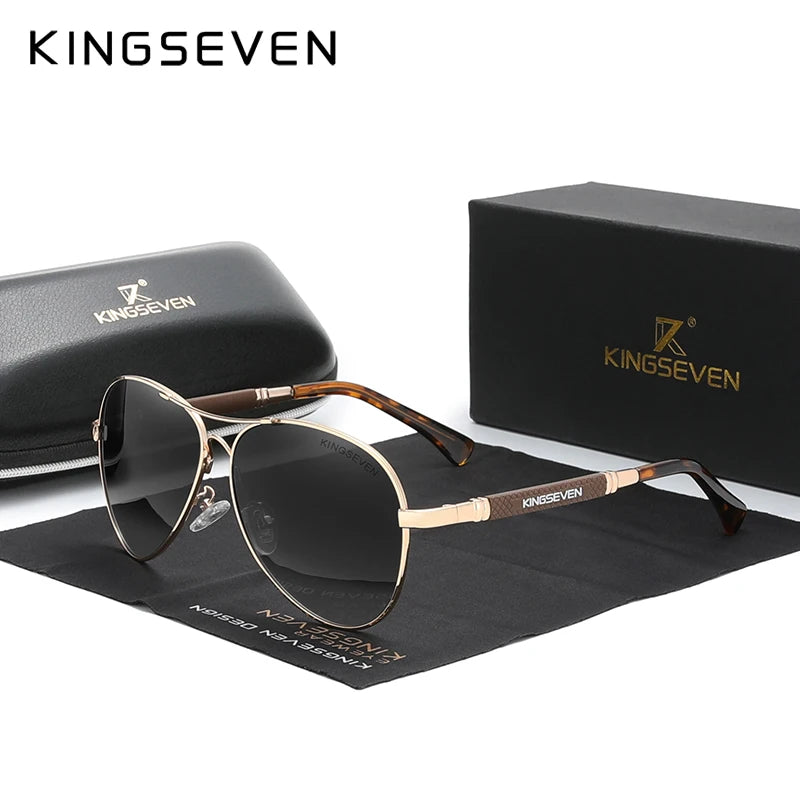 Gafas de Sol Aviador Titanio Fotocromáticas Polarizadas – Premium, Unisex