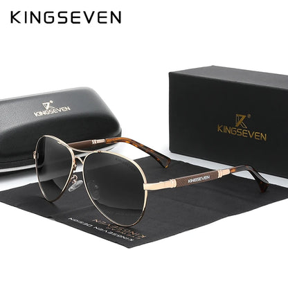 Gafas de Sol Aviador Titanio Fotocromáticas Polarizadas – Premium, Unisex