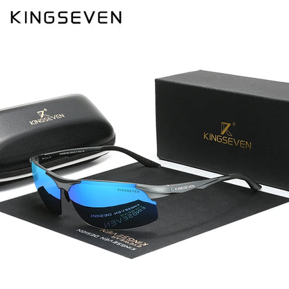 Gafas de Sol Deportivas Sin Montura Polarizadas – Aluminio, 5 Colores, Unisex