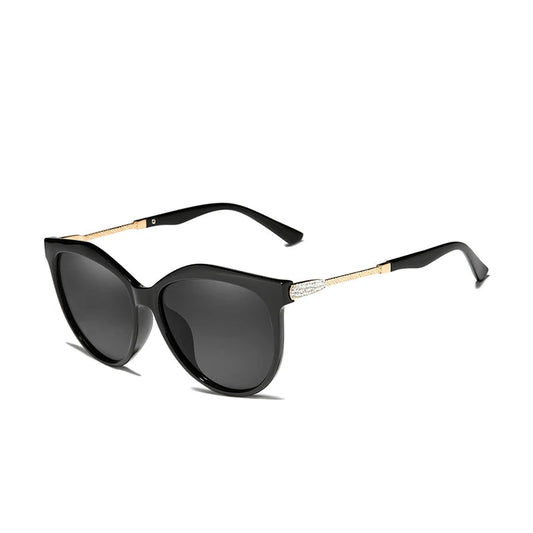 Gafas de Sol Ojo de Gato Oval Polarizadas – TR90 y Aleación, 5 Colores, Mujer