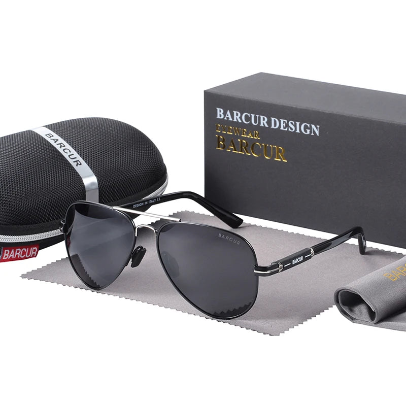 Gafas de Sol Aviador Polarizadas – Acero, 8 Colores, Unisex