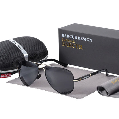 Gafas de Sol Aviador Polarizadas – Acero, 8 Colores, Unisex