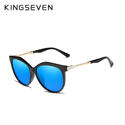 Gafas de Sol Ojo de Gato Oval Polarizadas – TR90 y Aleación, 5 Colores, Mujer