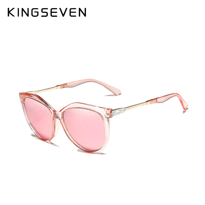Gafas de Sol Ojo de Gato Oval Polarizadas – TR90 y Aleación, 5 Colores, Mujer