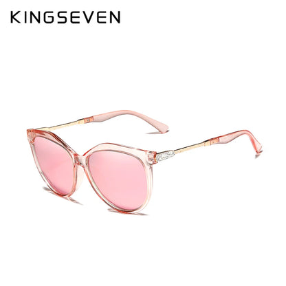 Gafas de Sol Ojo de Gato Oval Polarizadas – TR90 y Aleación, 5 Colores, Mujer