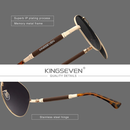 Gafas de Sol Aviador Titanio Fotocromáticas Polarizadas – Premium, Unisex