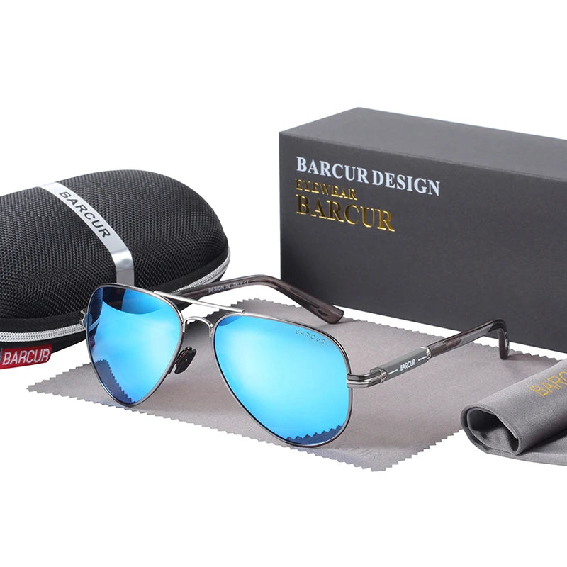 Gafas de Sol Aviador Polarizadas – Acero, 8 Colores, Unisex