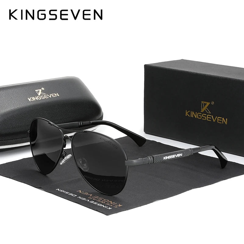 Gafas de Sol Aviador Titanio Fotocromáticas Polarizadas – Premium, Unisex