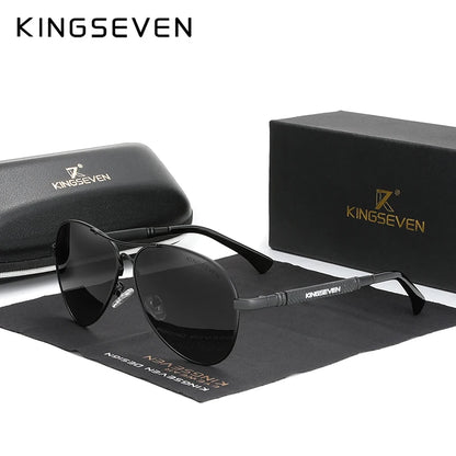 Gafas de Sol Aviador Titanio Fotocromáticas Polarizadas – Premium, Unisex