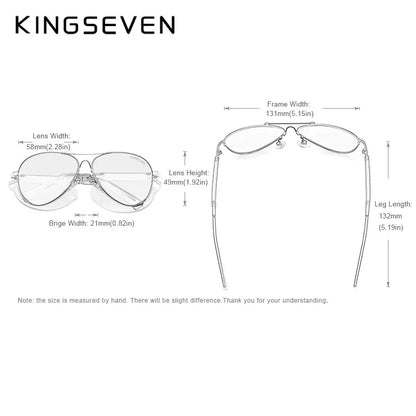 Gafas de Sol Aviador Titanio Fotocromáticas Polarizadas – Premium, Unisex