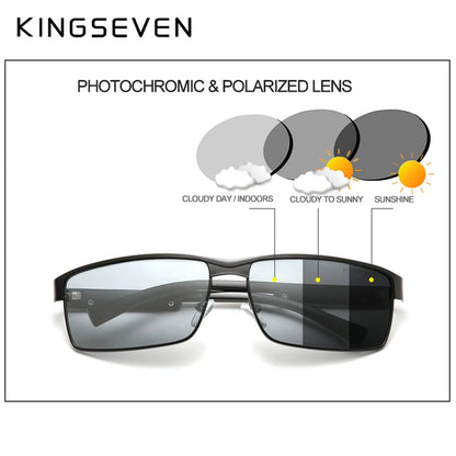 Gafas de Sol Rectangulares Fotocromáticas Polarizadas – Conducción, Hombre