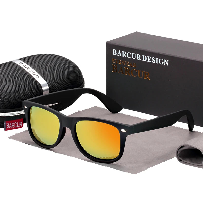 Gafas de Sol Wayfarer Polarizadas – 6 Colores Espejo, Unisex