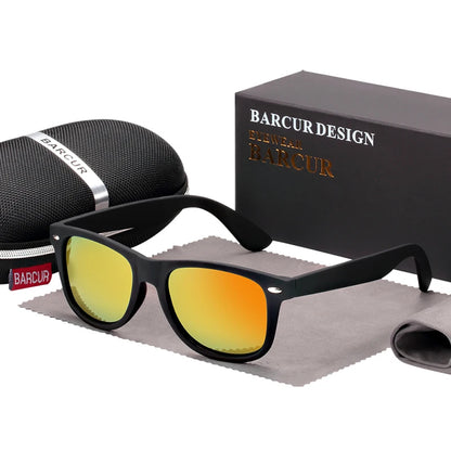 Gafas de Sol Wayfarer Polarizadas – 6 Colores Espejo, Unisex