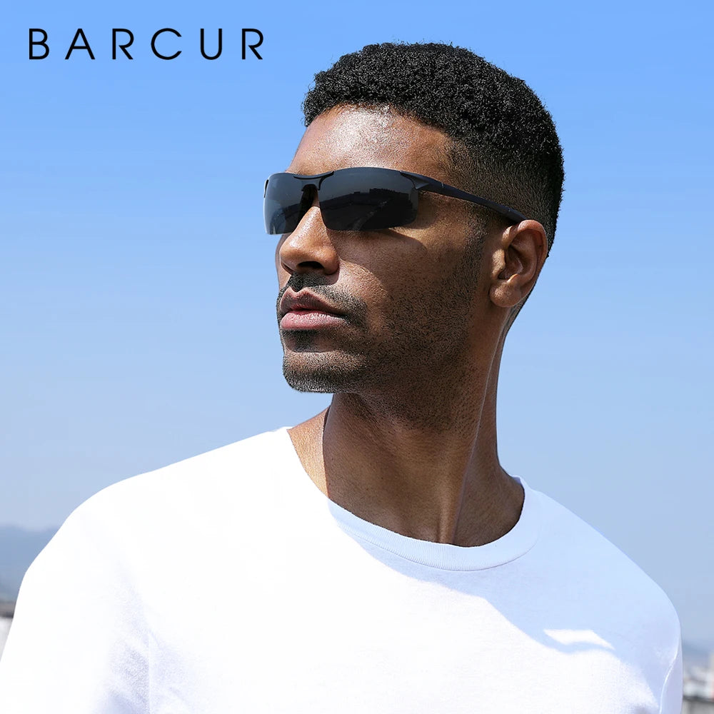 Gafas de Sol Deportivas Fotocromáticas Semi-Montura – Aluminio Magnesio, Unisex