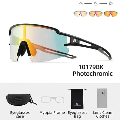 Gafas de Ciclismo Goggle Fotocromáticas TAC – MTB y Carretera, Unisex