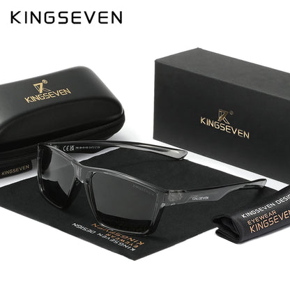 Gafas de Sol Rectangulares TR90 Textura Carbono Polarizadas – Deportivo, Unisex