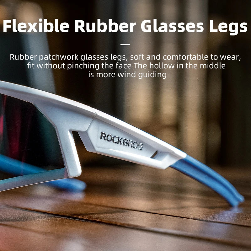 Gafas de Ciclismo Fotocromáticas Polarizadas – Compatible con Miopía, TR90, Unisex