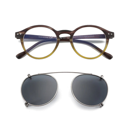 Gafas Anti Luz Azul con Clip-On Solar Polarizado – 2 en 1, Unisex
